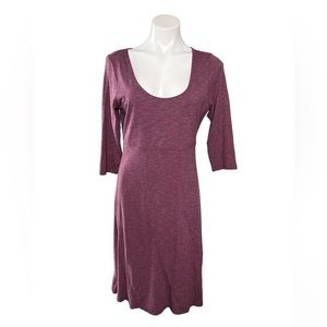 Toad & Co Tensel and Organic Cotton Dress size medium Plum